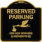 Signmission Designer Series-Reserved Parking For New Mothers & Mothers To-be, 18" x 18", BG-1818-9762 A-DES-BG-1818-9762 - alternate 1